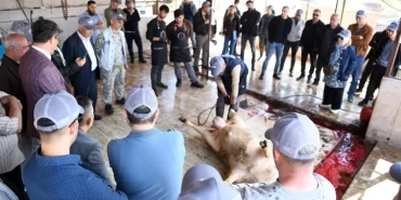 Sarıçam’da kurban kesim elemanı kursu tamamlandı